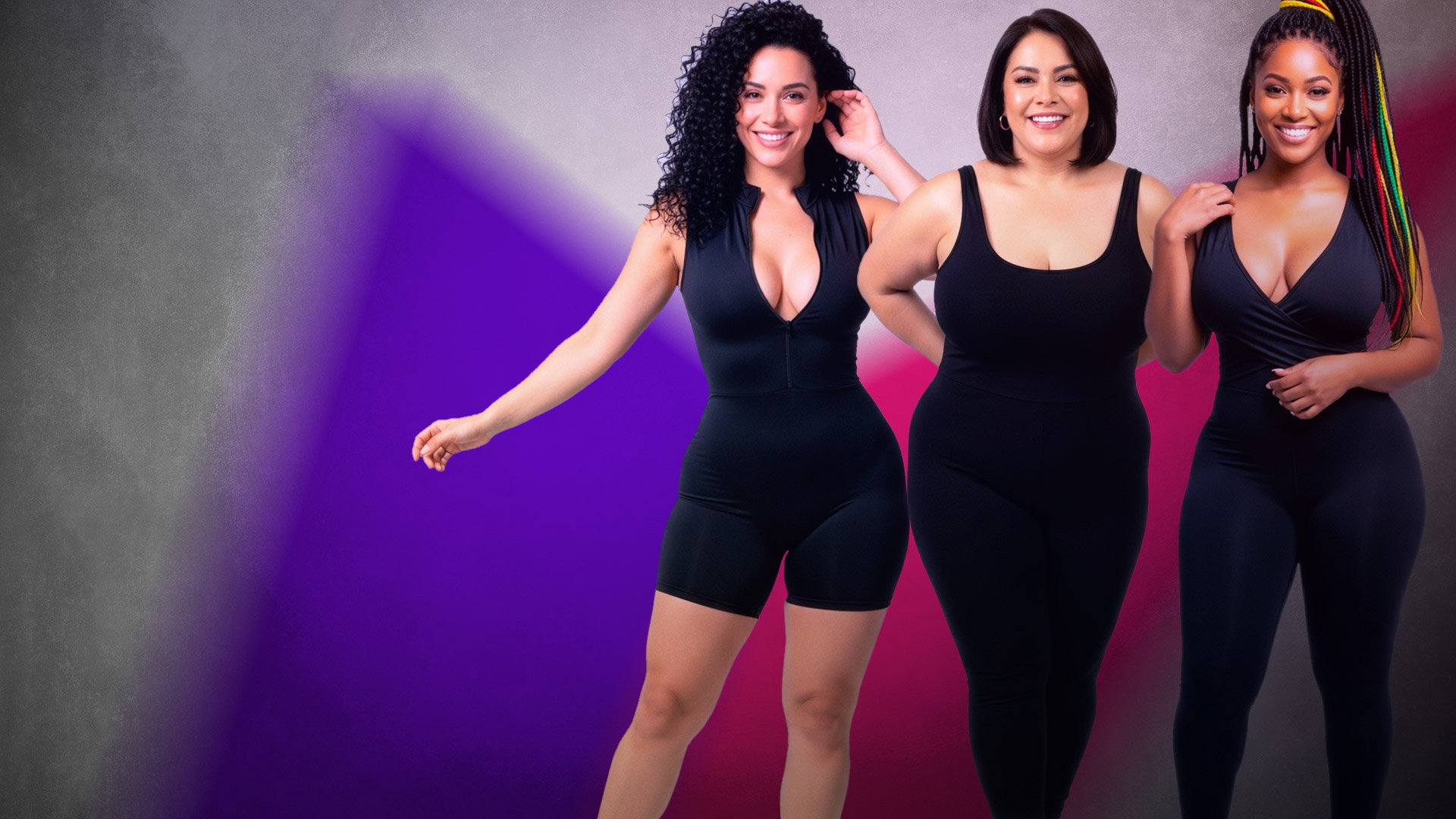 Enterizos, leggins y más de compresión negro para mujer por Colombella.